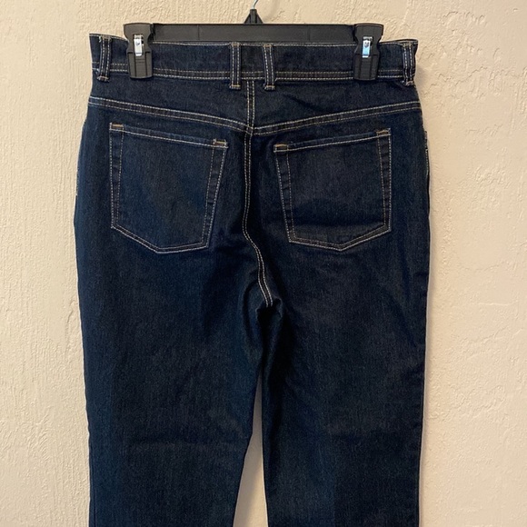 Gloria Vanderbilt dark wash blue denim, size 8P - Picture 5 of 11